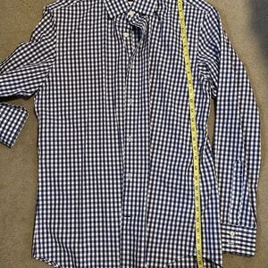 Banana Republic Blue and White Dress Shirt Elegant Design